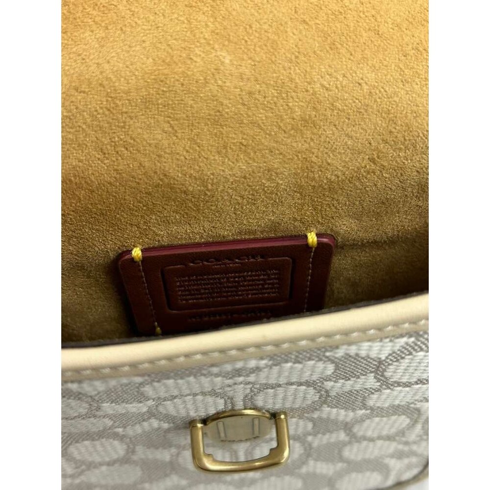 Coach Signature Women's Style B2257 Bag Beige Crossbody - Picture 15 of 16